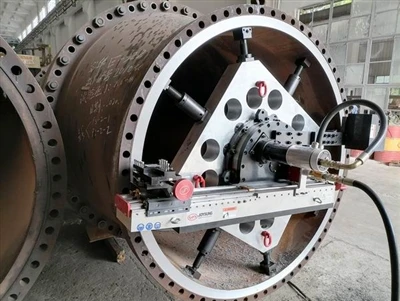 Qhov zoo ntawm Portable Flange Facing Machine