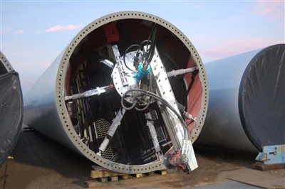 Cua Turbine Ntauwd Kho Los Ntawm Flange Facer