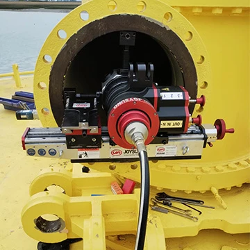 FDG1000 Portable Flange Facing Tshuab Muab Rau Kev Ua Haujlwm hauv Argentina